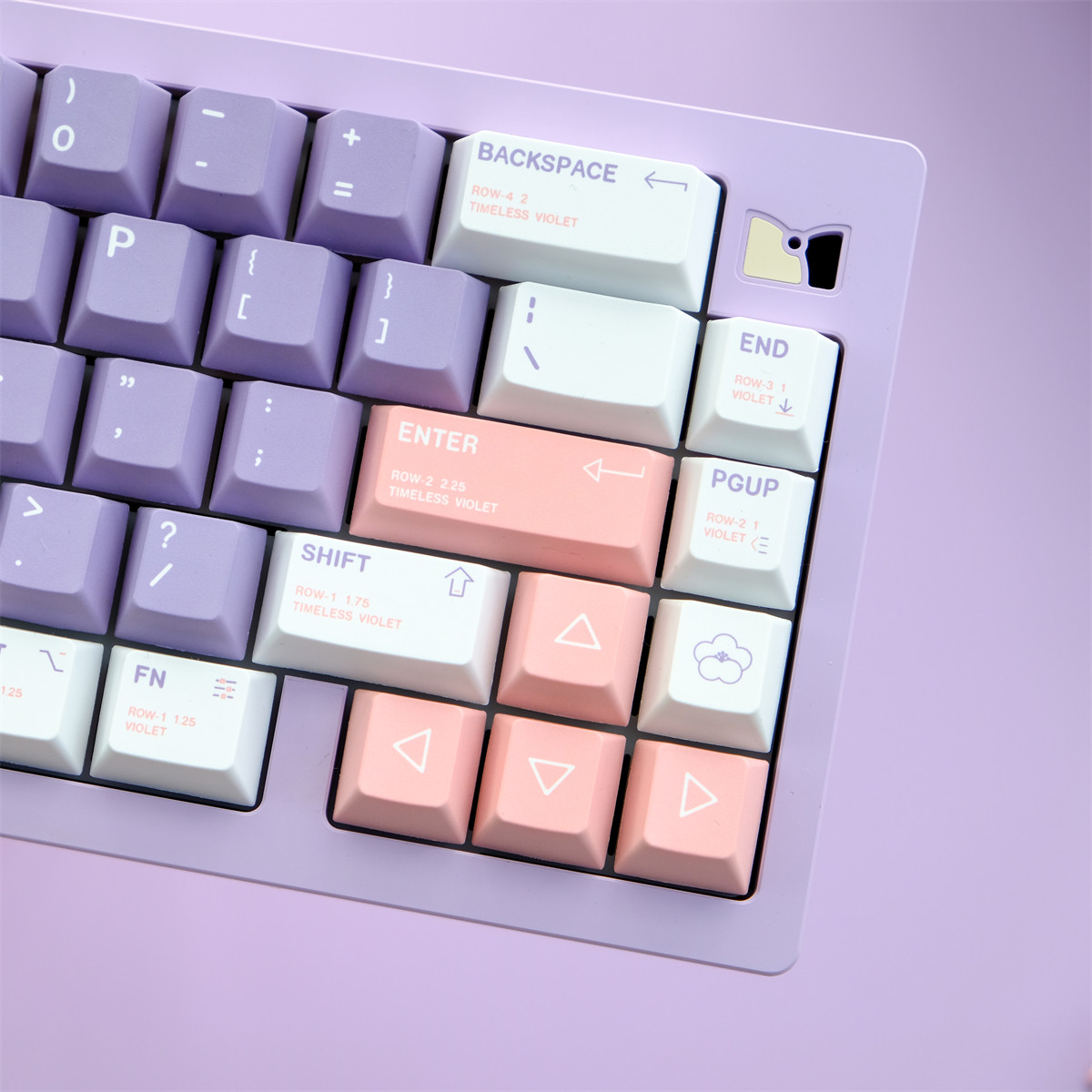 GMK 라일락 키캡 129 키 PBT 오리지널 고도로 승화된 기계식 키보드 키캡 핫 브라더 주변 장치