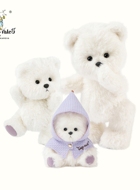 TeddyTales莉娜熊特定款卷云可爱泰迪手作熊小熊玩偶新年礼物女