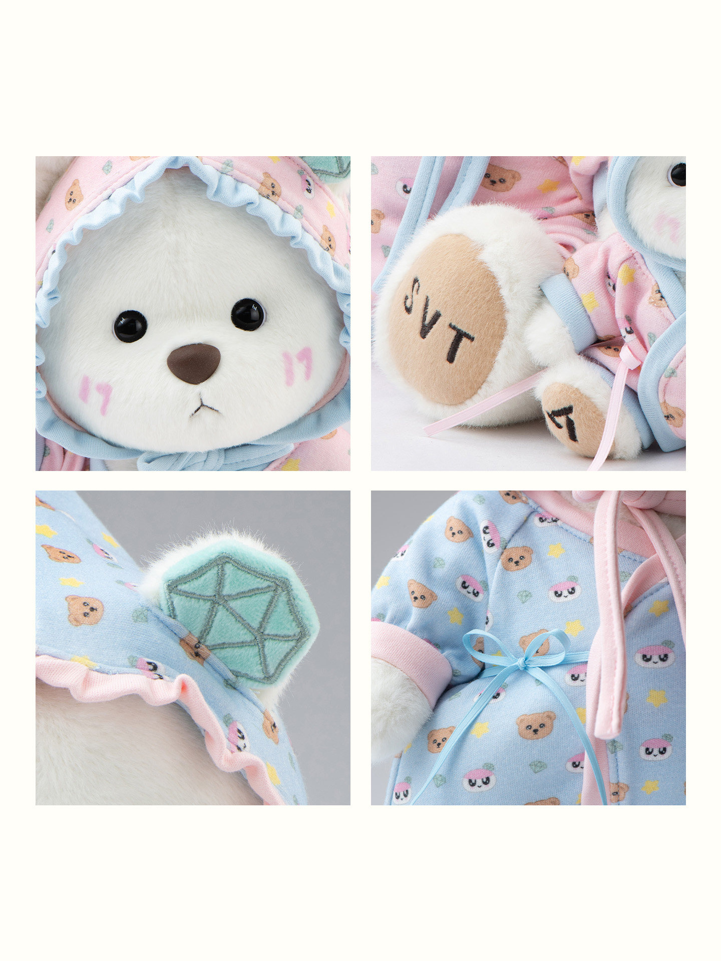 Teddytales Bongbong Bear Plush: SVT Lina Bear Series - Taobao product photo 4