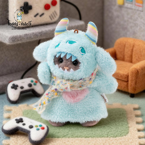 莉娜熊手作毛绒猫咪怪兽潮玩送礼