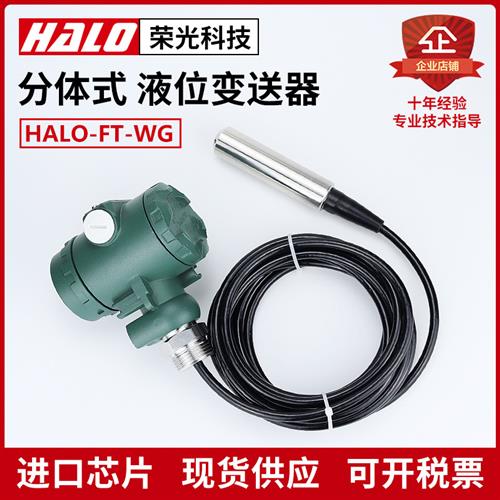 HALO-FT-WG 投入式液位变送器数显水位感测器两件式静压式4-20MA