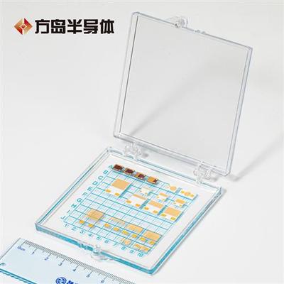 实验室自吸附盒 自粘盒 芯片盒 晶片盒子硅片盒 元器件样品收纳盒