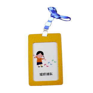 值日生幼儿园班级值日生职责表自制彩色不织布胸牌