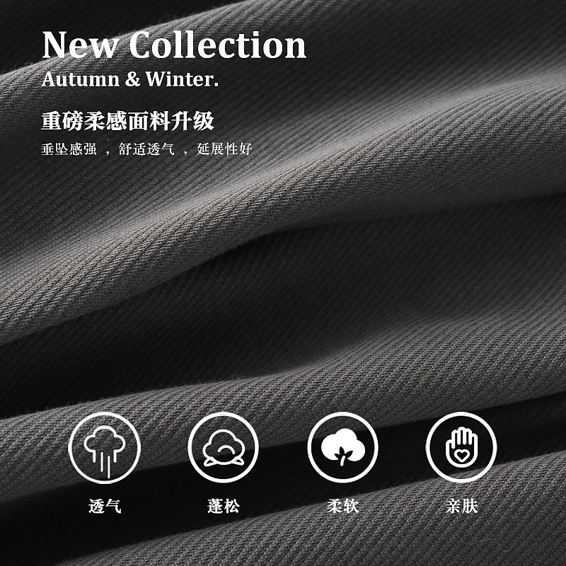 IT IS EASY TO WEAR GOD PANTS  260G HEAVYWEIGHT DARK GRAY SHORTS MENS DARK GRAY LOOSE CASUAL SHORTS WOMENS SUMMER