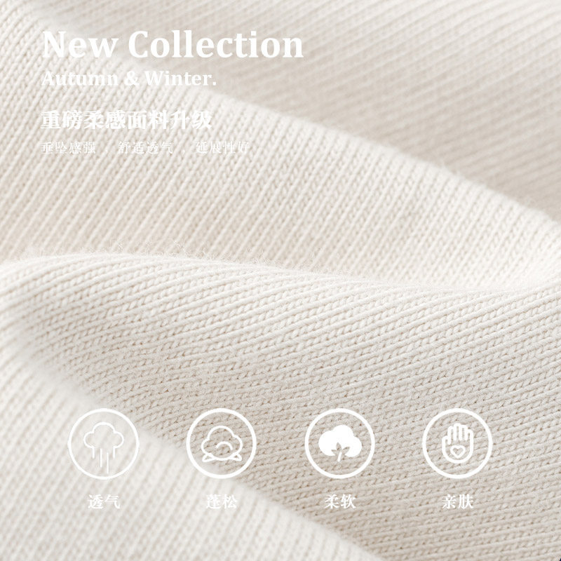 NEW DAIRY BEACH PRINT  MILKY WHITE 265G ROUND NECK SHORT SLEEVE T-SHIRT MENS COMFORTABLE LOOSE CASUAL HALF SLEEVE WOMEN