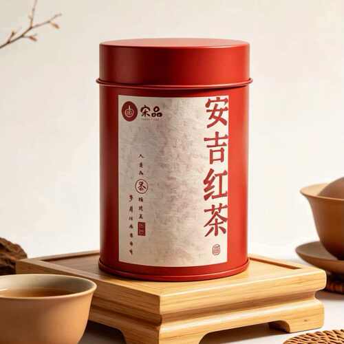 宋品特级安吉红茶鲜叶茶叶50克罐装