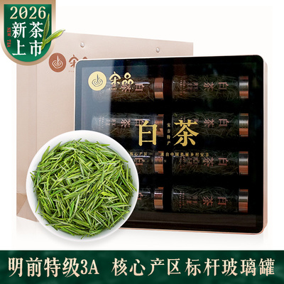 宋品白茶明前特级3A绿茶安吉白茶