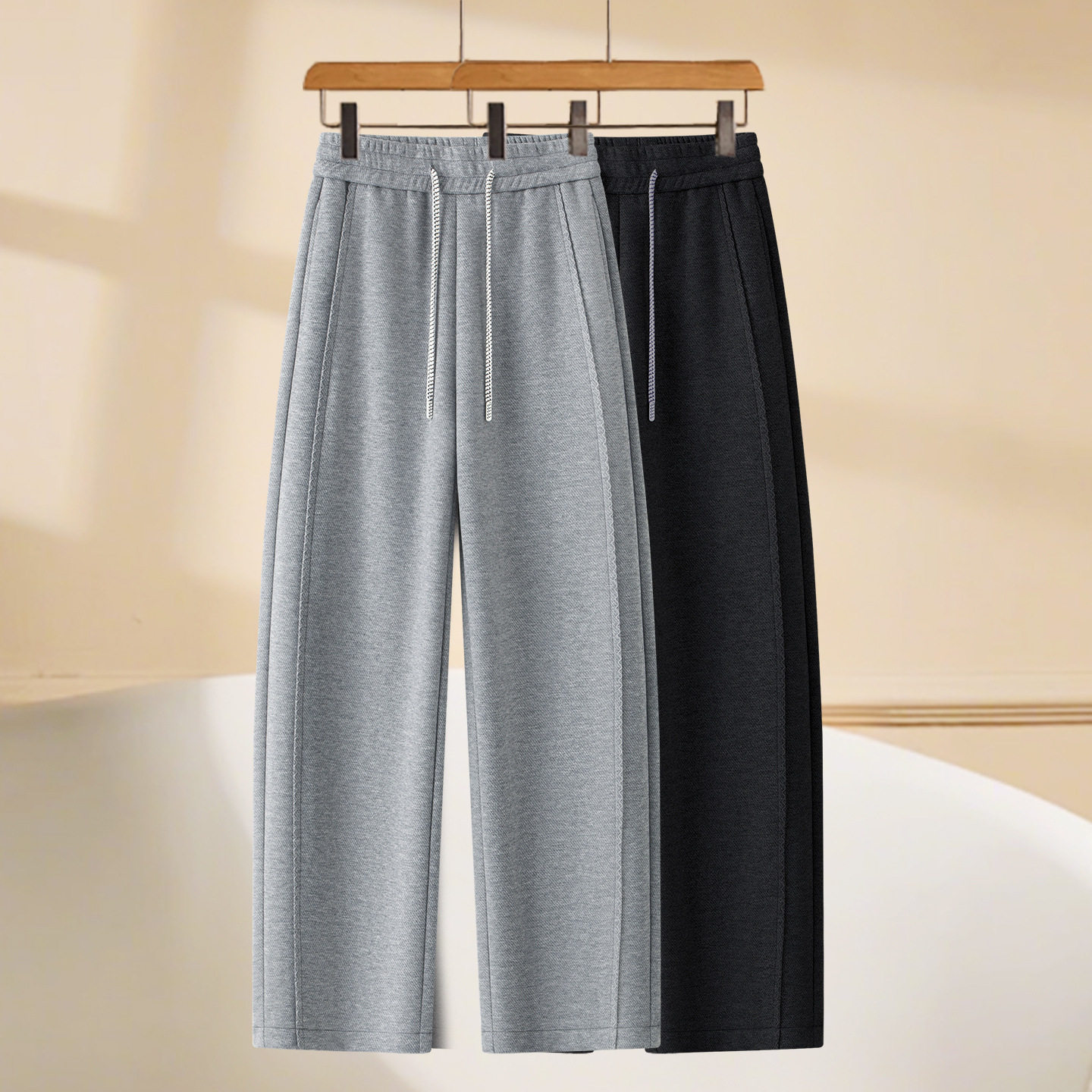 桑蚕丝天丝绵羊毛弯刀裤女秋冬弹力显瘦香蕉裤宽松舒适休闲镰刀裤,女装/女士精品,休闲裤,淘宝优惠券,粉丝福利购,淘宝优惠卷