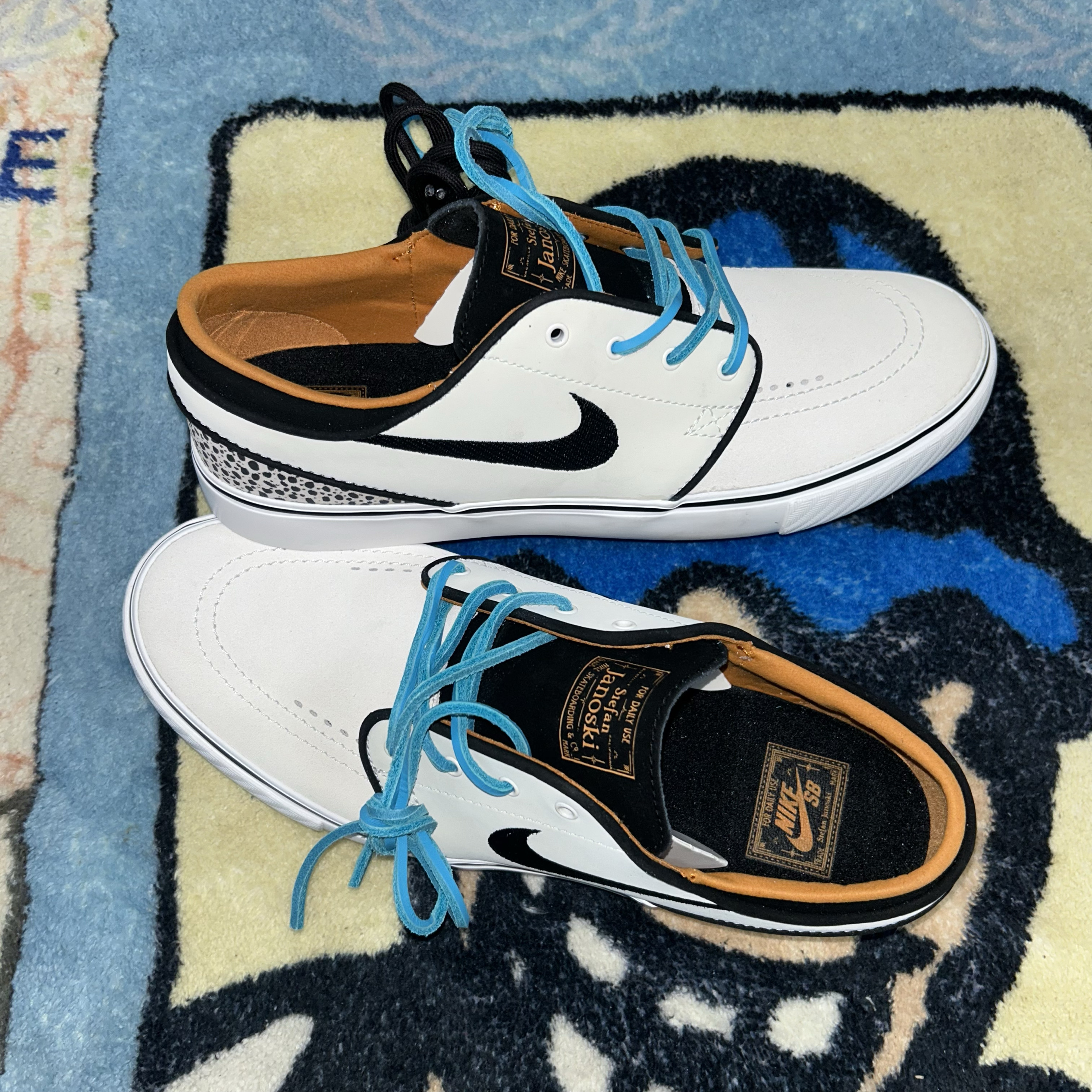 Nike SB Stefan Janoski 职业签名款奥运配色滑板鞋 FZ1234-001黄