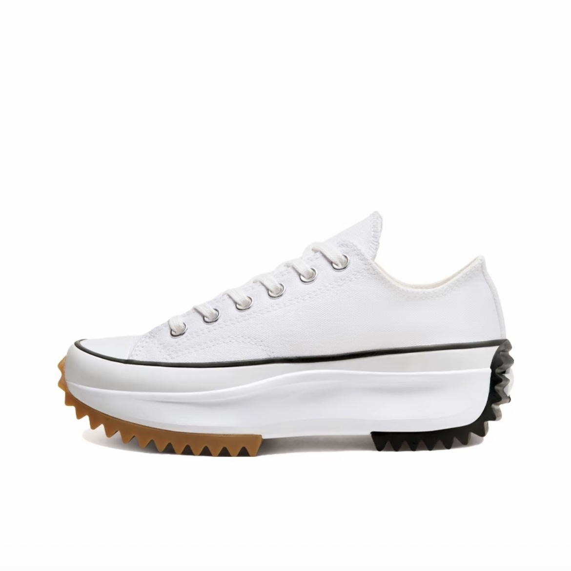 匡威白色低帮帆布鞋男女鞋168817C黄