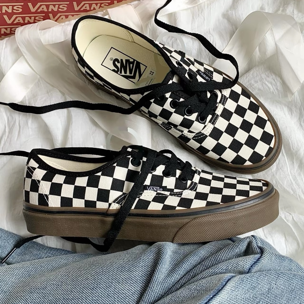 Vans/范斯 Authentic 休闲 轻便舒适 防滑耐磨板鞋VN0004MKIBB