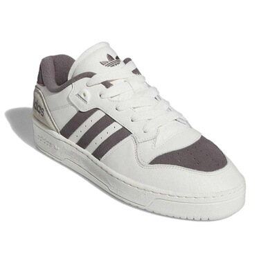 adidas originals Rivalry LOW低帮 板鞋 白灰黑ID5386黄