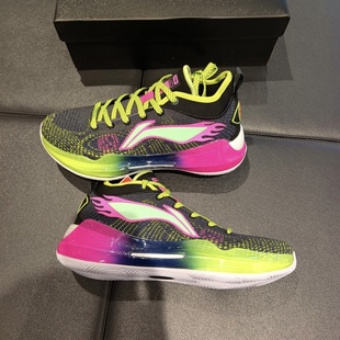 支撑 防滑耐磨 透气 李宁 ABAQ013 䨻科技高回弹 篮球鞋 驭帅13