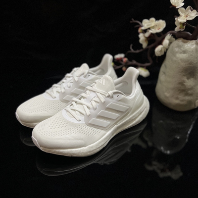adidas Pureboost 23 随心畅跑 減震 网面 跑鞋IF8064