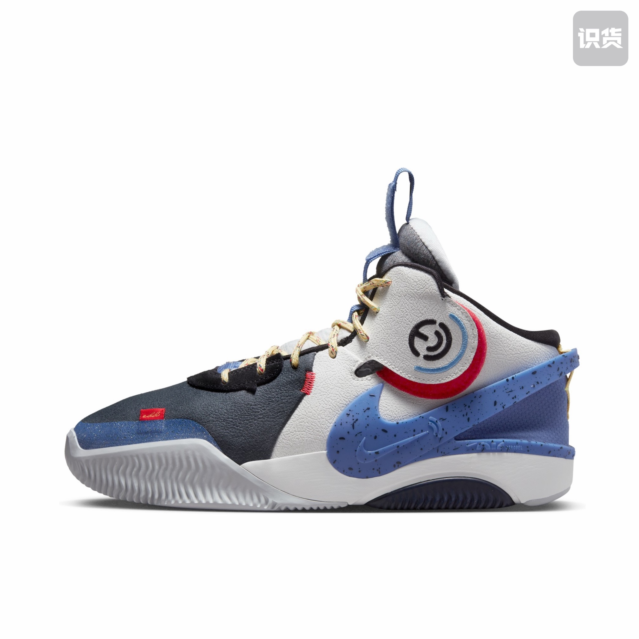 Nike Air Deldon EP实战篮球鞋 男女同款 蓝白色DV5578-101黄