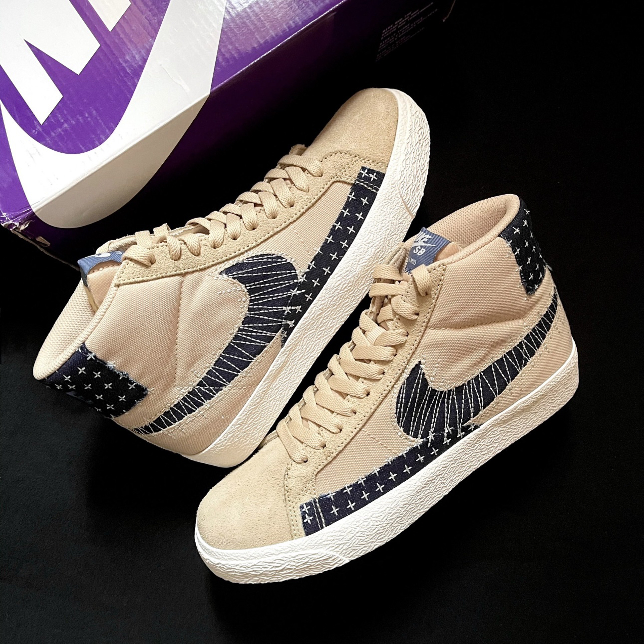 Nike SB Blazer Zoom 拼接 防滑耐磨 透气运动 休闲鞋CT0715-200