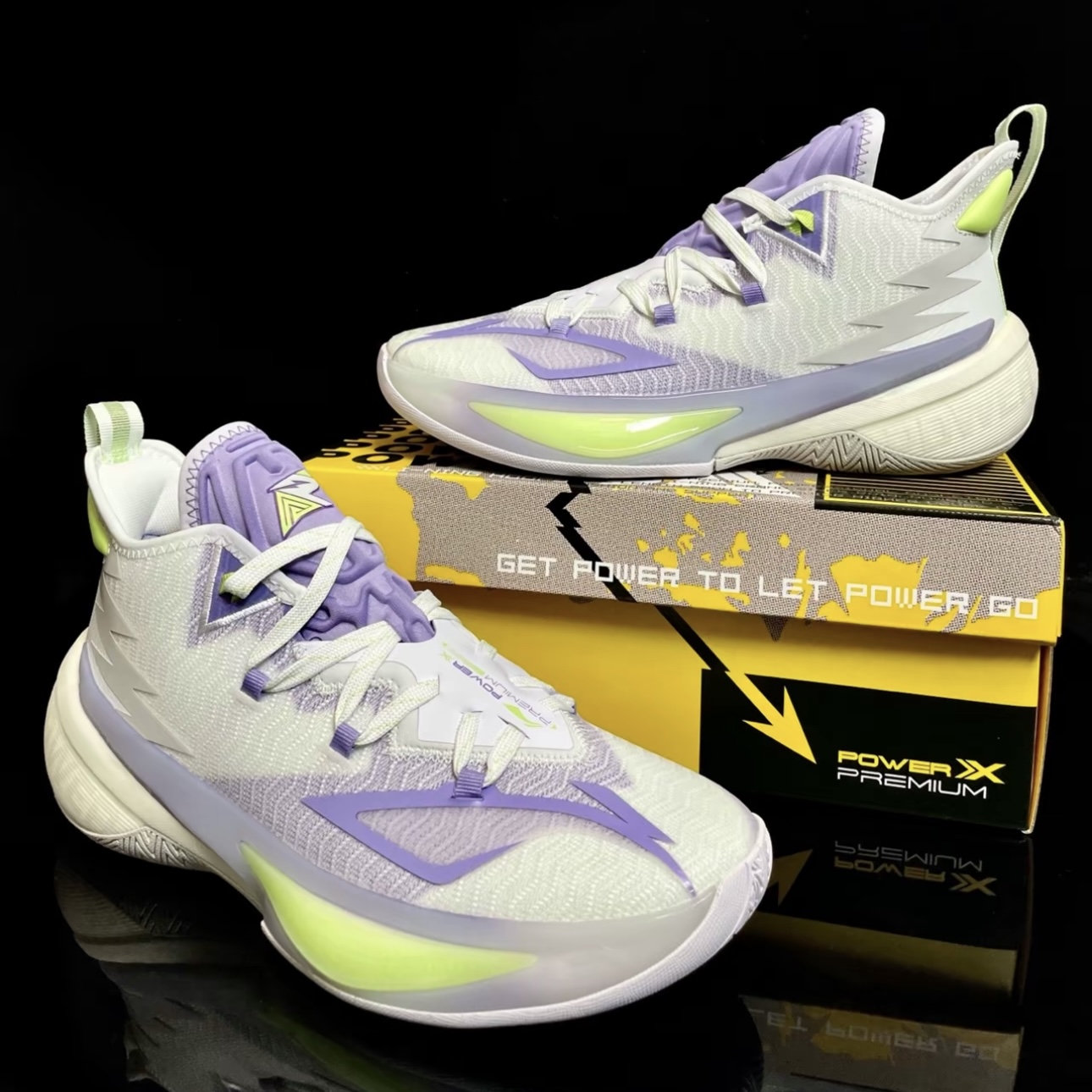 李宁 空袭9高回弹 防滑耐磨 缓震实战 轻量 篮球鞋ABAS073-1