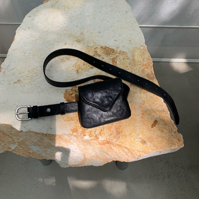 穿搭收纳两用挂脖腰包零钱耳机包