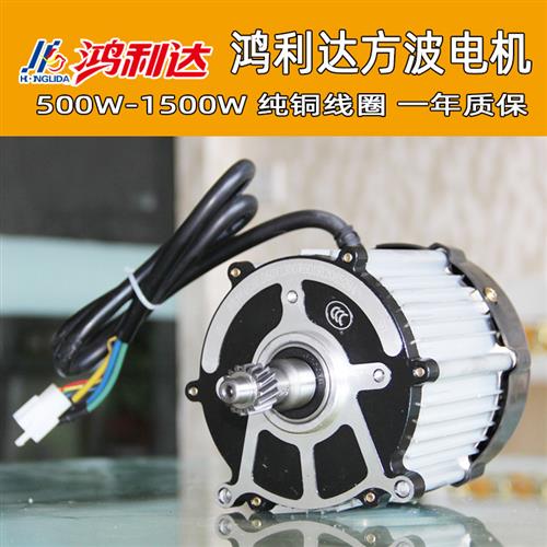 鸿利达电机电动三轮车四轮配件马达小功率机头差速器无刷智能静音