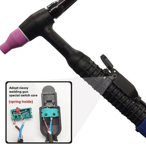QQ-150A氩弧焊焊枪万向可弯枪头 焊把线硅胶管TIG/WS-160 200 250