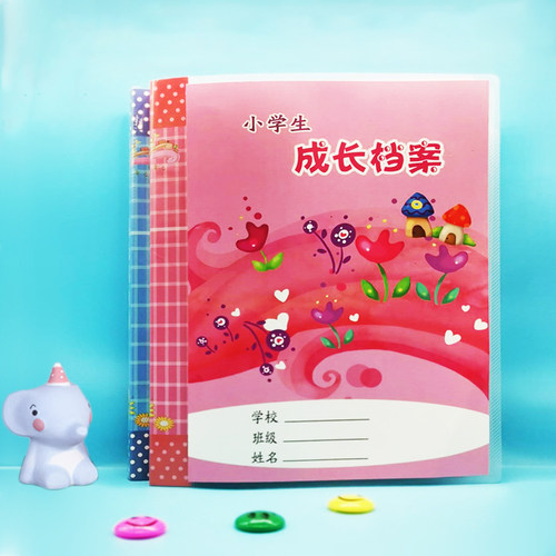 小学生档案成长足迹插页式纪念册