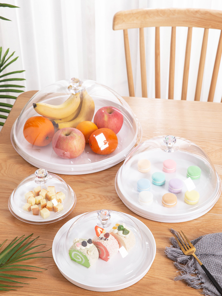 水果试吃盘带盖拼盘零食品尝盘
