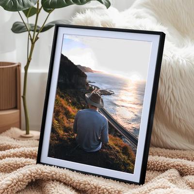 照片铝合金相框卡纸装裱高端挂墙定制无酸海报摆台画框打印