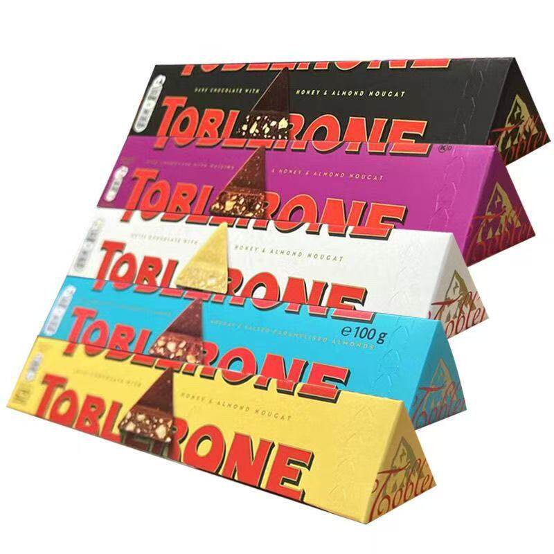 瑞士进口Toblerone三角黑巧克力牛奶蜂蜜白巧克力休闲多口味100g