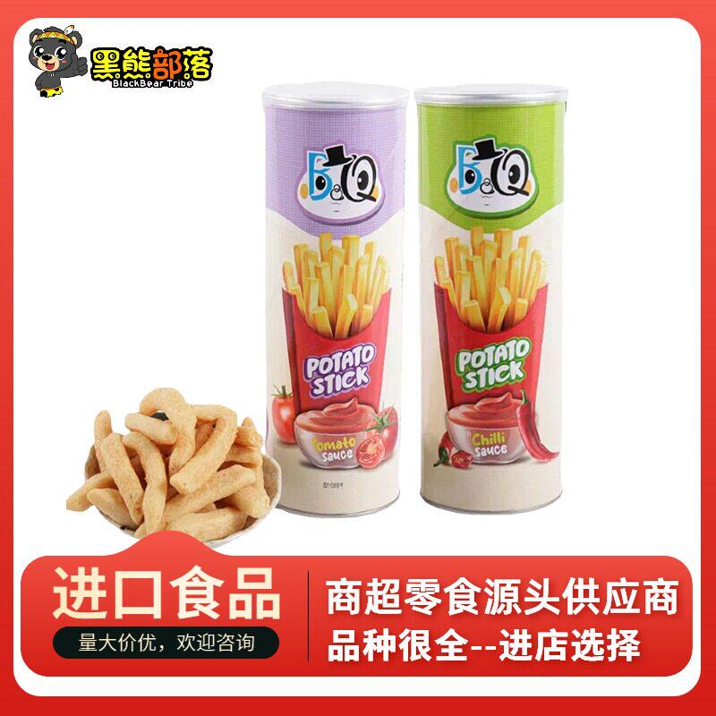 马来西亚进口食品 BQ墨鱼酥虾条膨化零食 休闲热卖便利店 80g