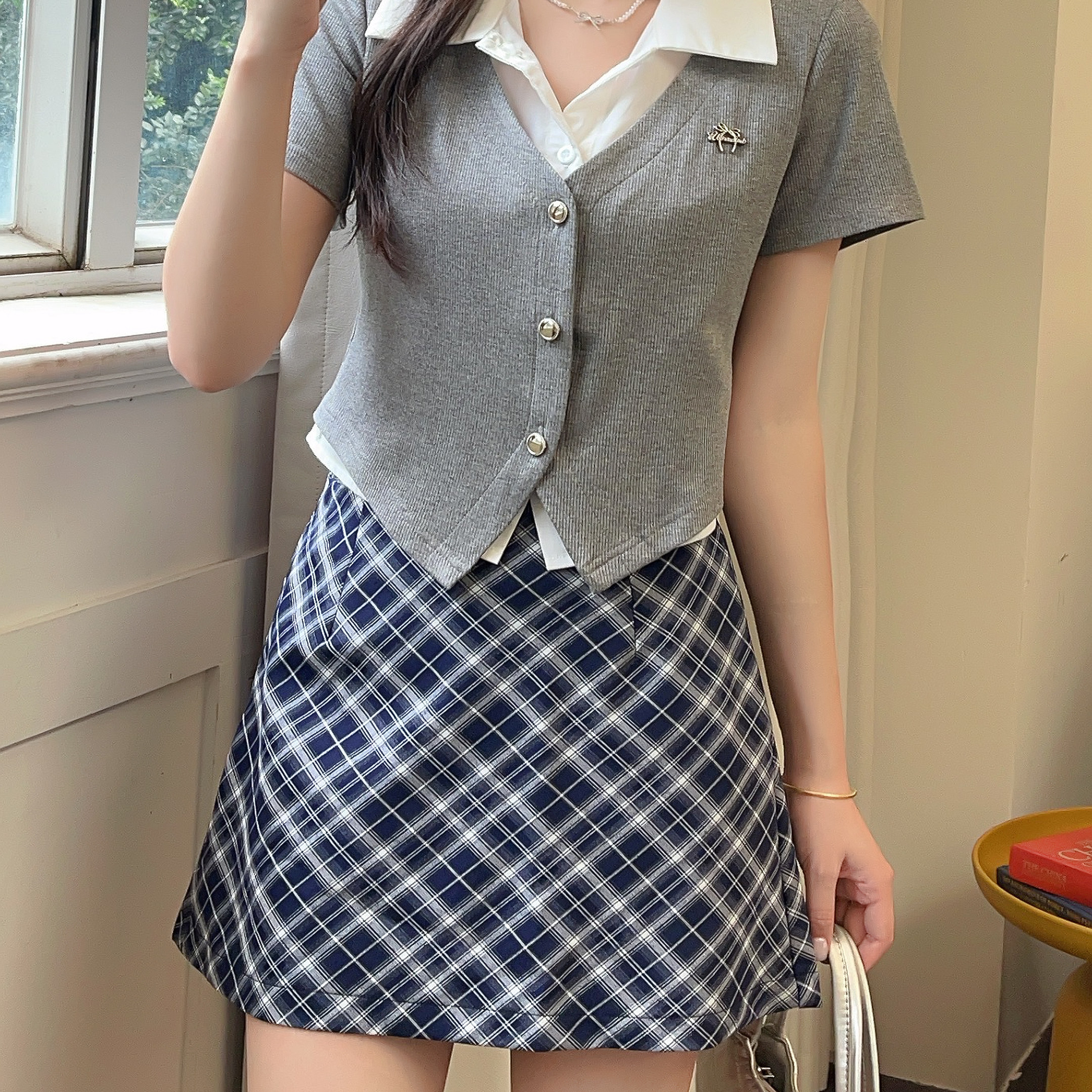 学院风JK制服时尚套装