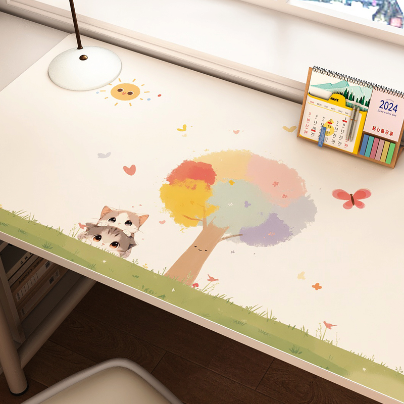 学生励志皮革书桌垫写字垫