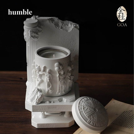 humble帕特农神庙香薰蜡烛礼盒室内香氛送闺蜜女生节日礼物高级