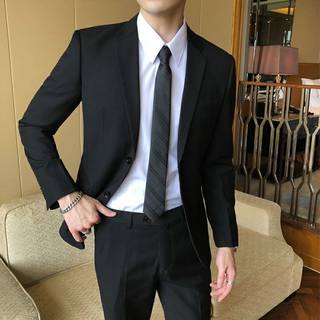 西服套装男士韩版团服上衣外套伴郎新郎结婚商务职业正装小西装男