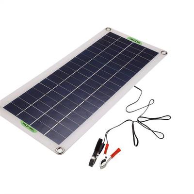 多晶硅30W太阳能板12V5V充电手机控制稳压器套装双USB加DC精品