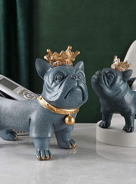 欧式进门玄关钥匙收纳盒客厅茶几电视柜招财摆件创意乔迁送礼装饰