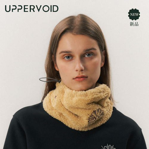 UPPERVOID全包裹长毛绒脖套保暖