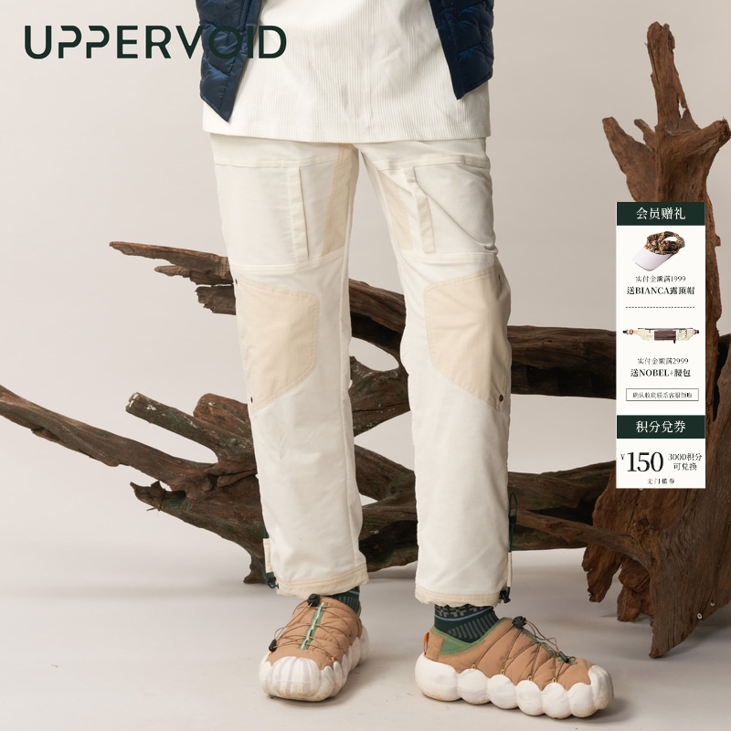UPPERVOID锥型灯芯绒裤