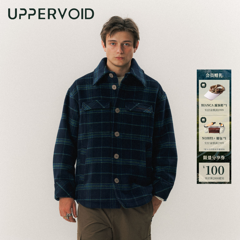 UPPERVOID长袖衬衫户外休闲衣