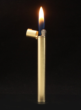 超细迷你长条烟型金属打火机便携小巧充气砂轮可以放进烟盒男女