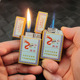创意炫赫门中华双火打火机金属充气防风抖音网红同款 送男友礼物
