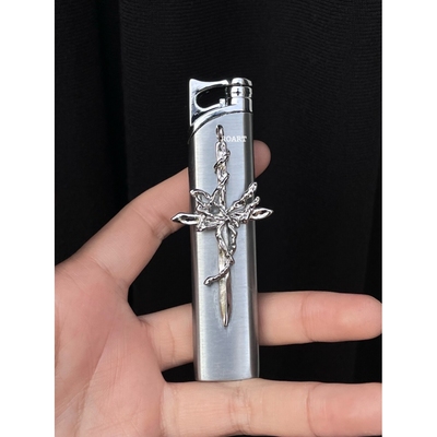 十字手工防风创意金属打火机