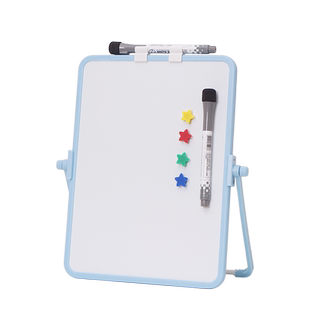 富尼磁吸板儿童双面小白板磁性可擦写支架式白板办公桌面写字板挂式益智涂鸦小画板家用黑板留言板桌上记事板