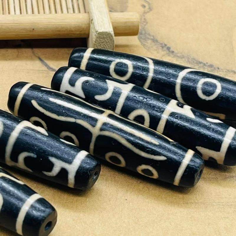 保真品西藏天然玛瑙老天珠七八眼吊坠项坠男女颈坠子配珠饰品60长