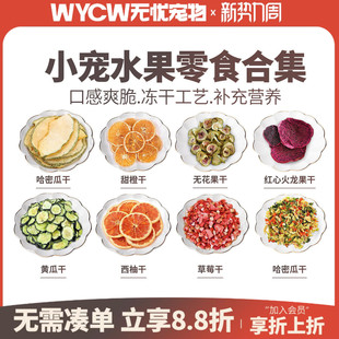 买5送1宠物水果蔬菜干零食兔子龙猫水果干零食凤梨干 无花果干