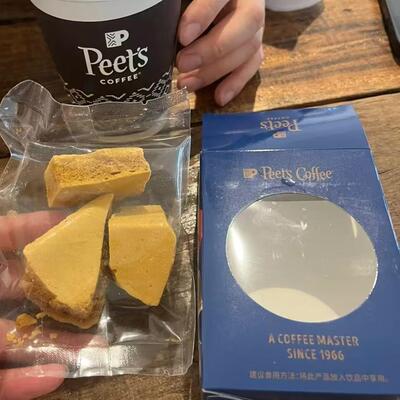 Peets皮爷咖啡蜂窝糖焦糖味海盐太妃糖咖啡果仁奶酥