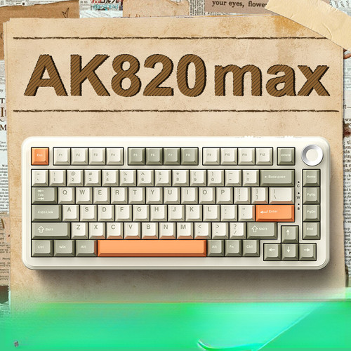 黑爵AK820V2Max三模机械键盘