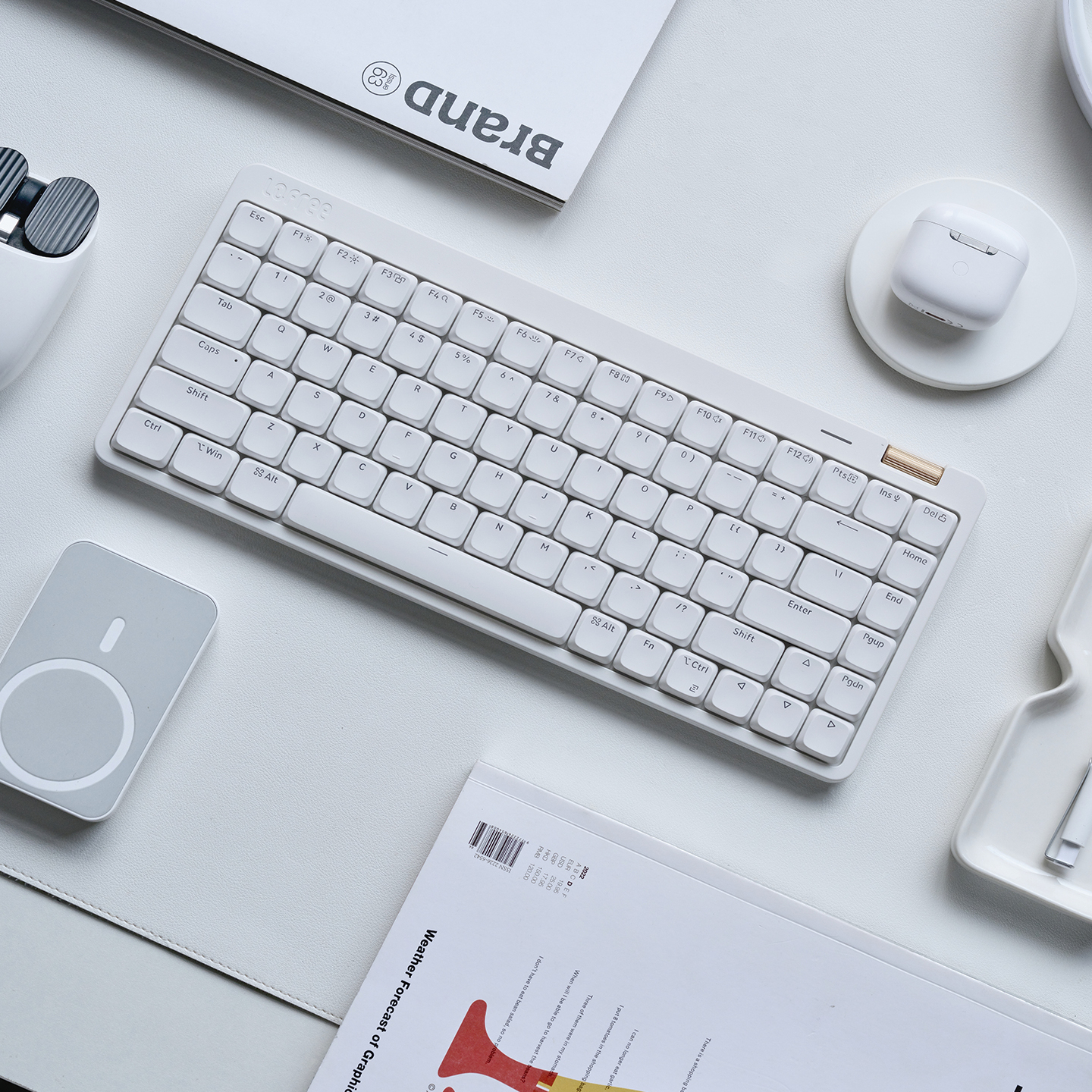 洛斐小顺矮轴蓝牙机械键盘便携