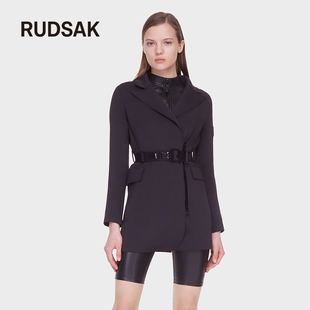 时尚 RUDSAK 新款 COSA女士长夹克风衣外套春季 百搭收腰中长款
