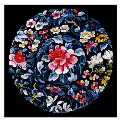 苏绣刺绣手工diy套件初学材料包吉祥团荷花自绣制作客厅挂画教程