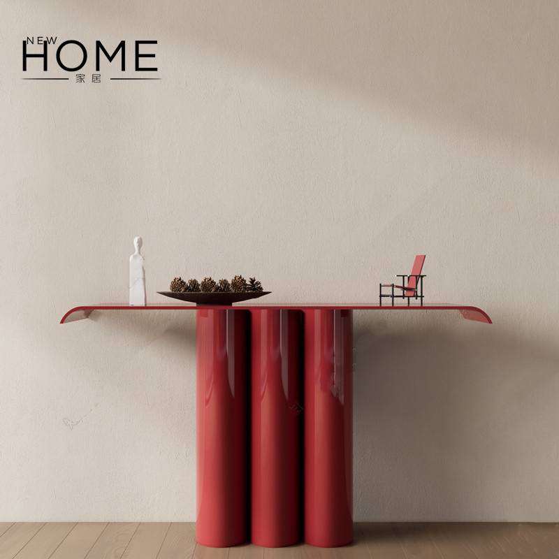 法式玄关装饰客厅入户正对门玄关桌极简走廊条几靠墙超窄玄关台